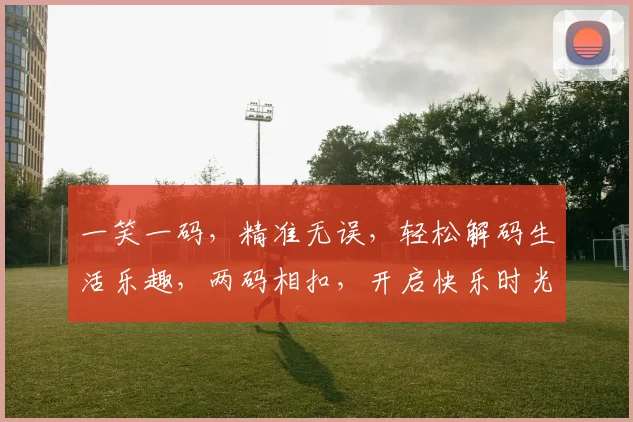 一笑一码，精准无误，轻松解码生活乐趣，两码相扣，开启快乐时光之旅